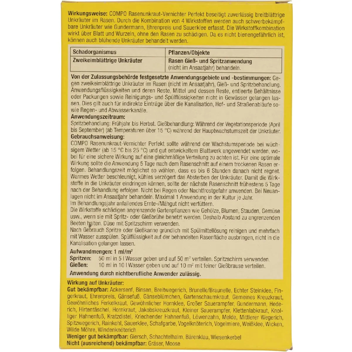 GARDEN Désherbant COMPO 200 ml jardin gazon